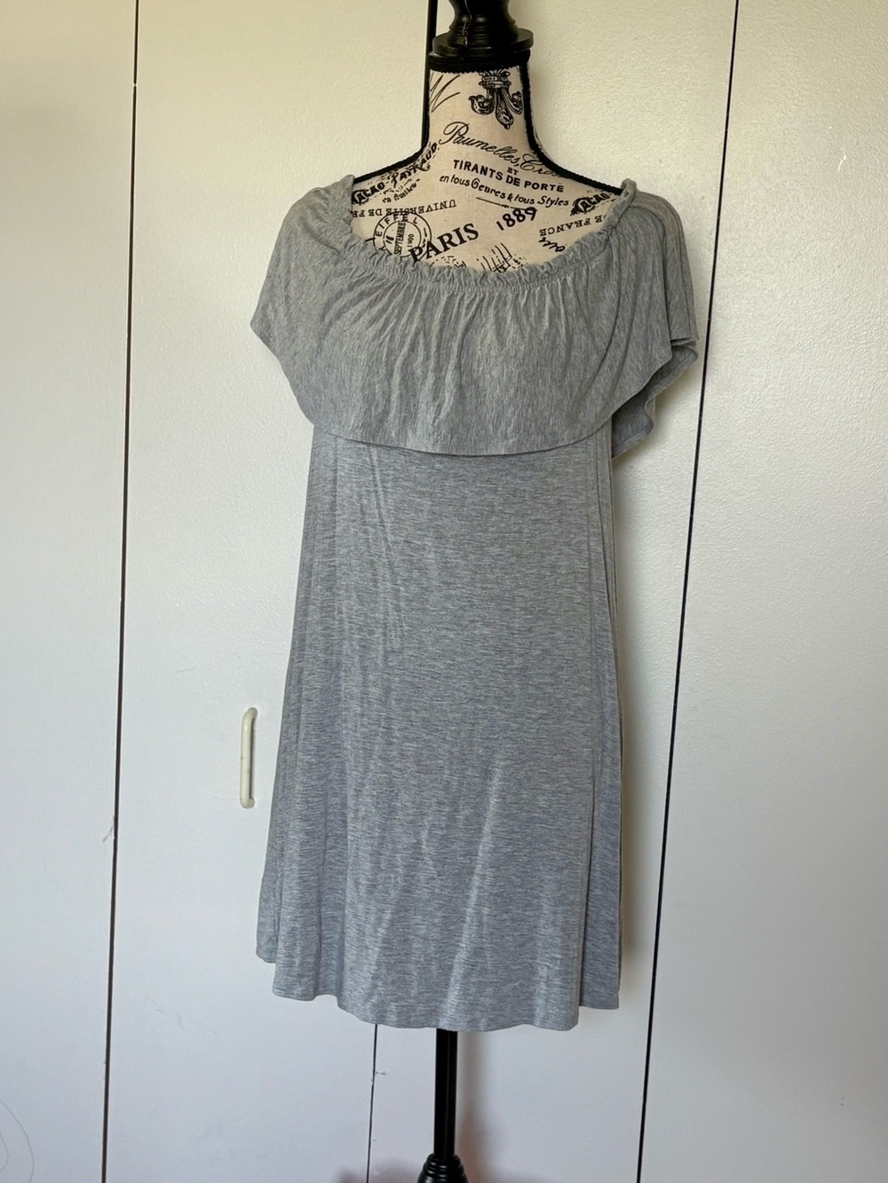 Abercrombie & Fitch Heather Gray Jersey Dress